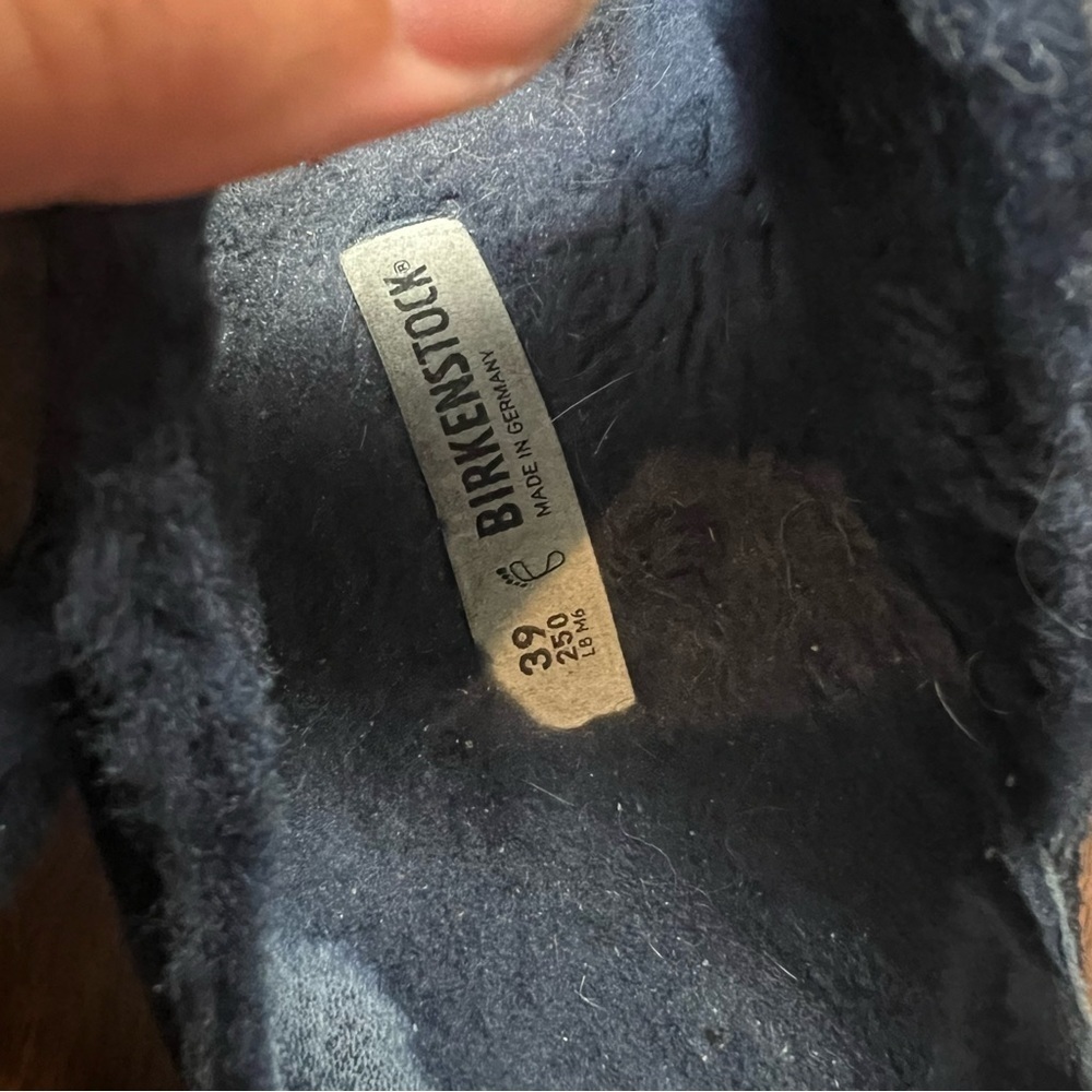 3/$30 ☀️ Birkenstock Arizona Shearling Night Suede Blue - Picture 8 of 8